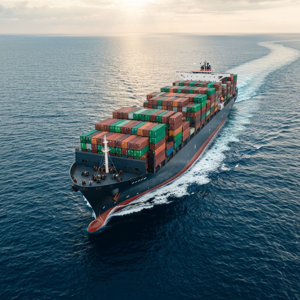 International sea freight cargo shipping